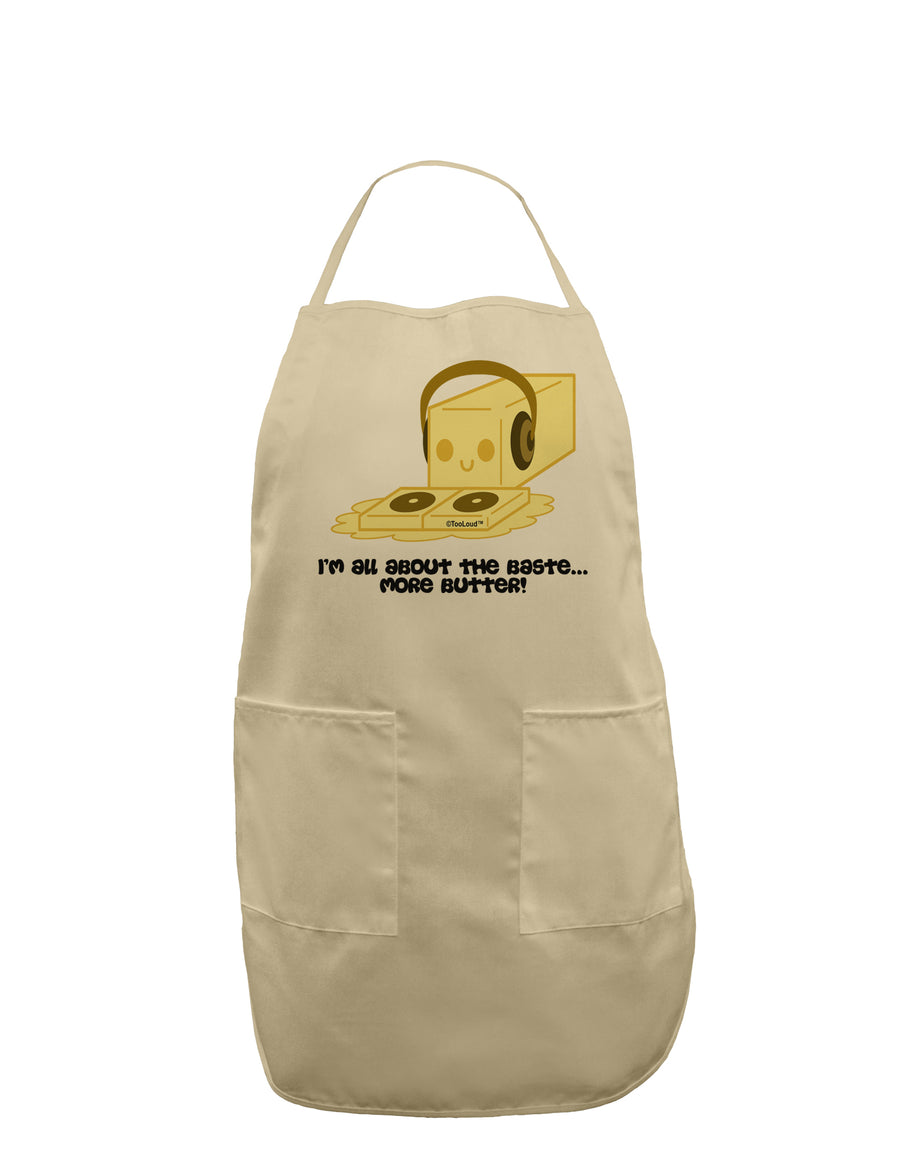 Butter - All About That Baste Adult Apron by TooLoud-Bib Apron-TooLoud-White-One-Size-Davson Sales