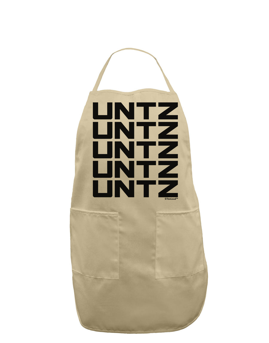 Untz Untz Untz Untz Untz EDM Design Adult Apron-Bib Apron-TooLoud-White-One-Size-Davson Sales