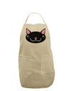 Kyu-T Head - Night Kawa the Cute Critter Adult Apron-Bib Apron-TooLoud-Stone-One-Size-Davson Sales