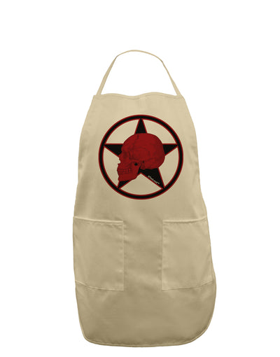 Blood Red Skull Adult Apron by TooLoud-Bib Apron-TooLoud-Stone-One-Size-Davson Sales