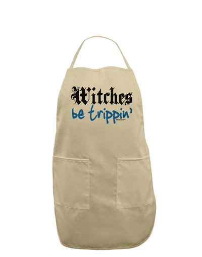 Witches Be Trippin Blue Adult Apron-Bib Apron-TooLoud-Stone-One-Size-Davson Sales