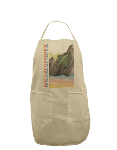 Archaopteryx - With Name Adult Apron by TooLoud-Bib Apron-TooLoud-Stone-One-Size-Davson Sales