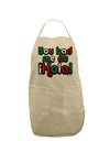 You Had Me at Hola - Mexican Flag Colors Adult Apron by TooLoud-Bib Apron-TooLoud-Stone-One-Size-Davson Sales