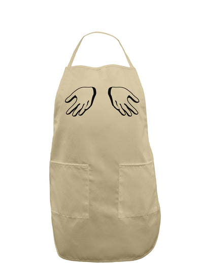 Shrugging Hands Adult Apron-Bib Apron-TooLoud-Stone-One-Size-Davson Sales