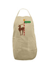 Rudolf Ratchet Reindeer Color Adult Apron-Bib Apron-TooLoud-Stone-One-Size-Davson Sales