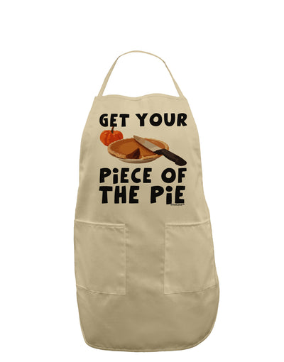 Get Your Piece Adult Apron-Bib Apron-TooLoud-Stone-One-Size-Davson Sales