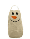 Snowman Face Christmas Adult Apron-Bib Apron-TooLoud-Stone-One-Size-Davson Sales