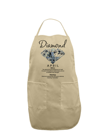 Birthstone Diamond Adult Apron-Bib Apron-TooLoud-Stone-One-Size-Davson Sales