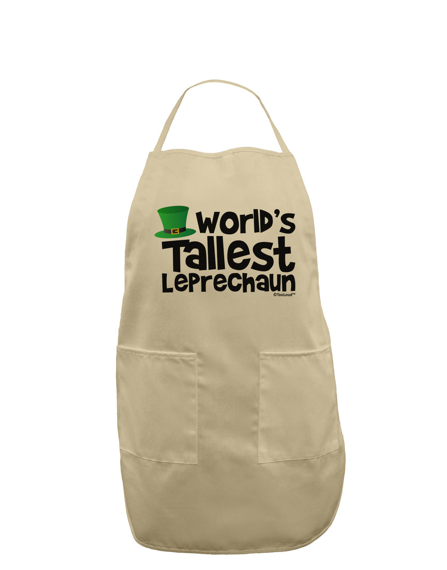 World's Tallest Leprechaun Adult Apron by TooLoud-Bib Apron-TooLoud-White-One-Size-Davson Sales