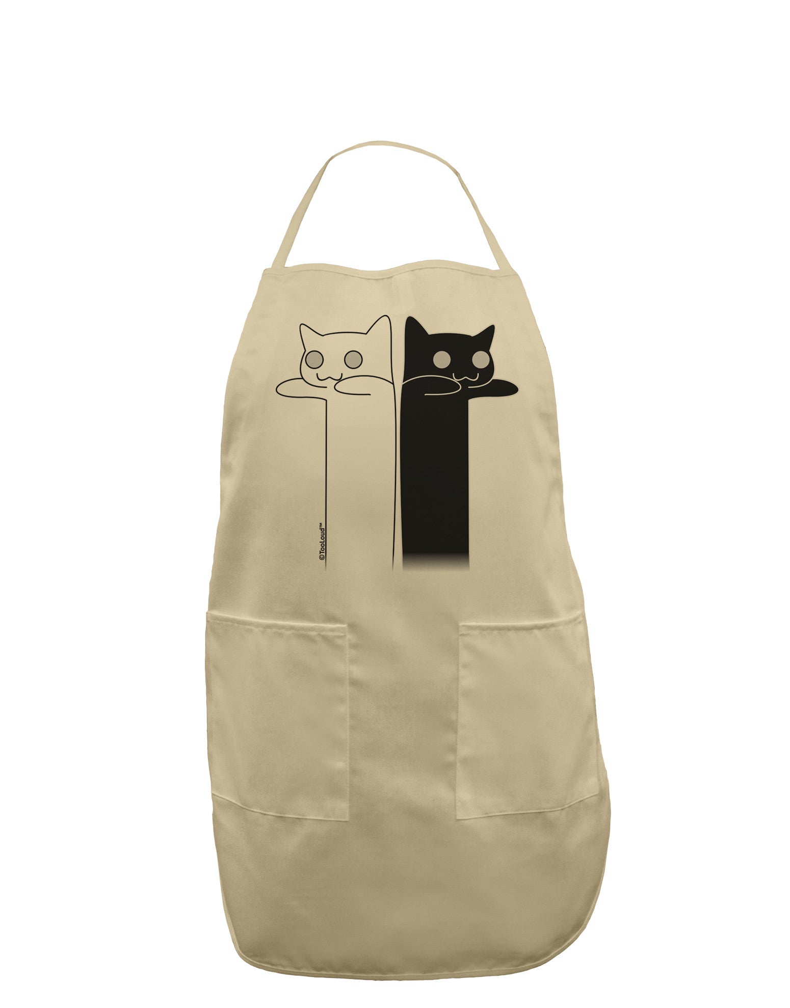 Longcat and Tacgnol - Internet Humor Adult Apron by TooLoud-Bib Apron-TooLoud-Stone-One-Size-Davson Sales