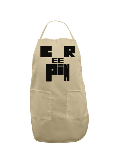 Creepin Adult Apron-Bib Apron-TooLoud-Stone-One-Size-Davson Sales