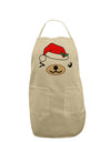 Kyu-T Face Beartholomea Santa Girl Bear Adult Apron-Bib Apron-TooLoud-Stone-One-Size-Davson Sales