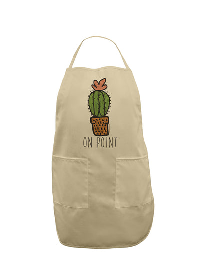 TooLoud On Point Cactus Adult Apron-Bib Apron-TooLoud-Stone-One-Size-Davson Sales