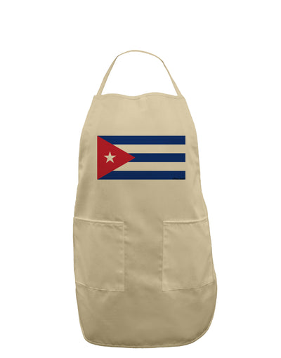 Cuba Flag Cubana Adult Apron by TooLoud-Bib Apron-TooLoud-Stone-One-Size-Davson Sales