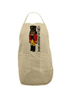 The Nutbrotha - Black Nutcracker Adult Apron by-Bib Apron-TooLoud-Stone-One-Size-Davson Sales