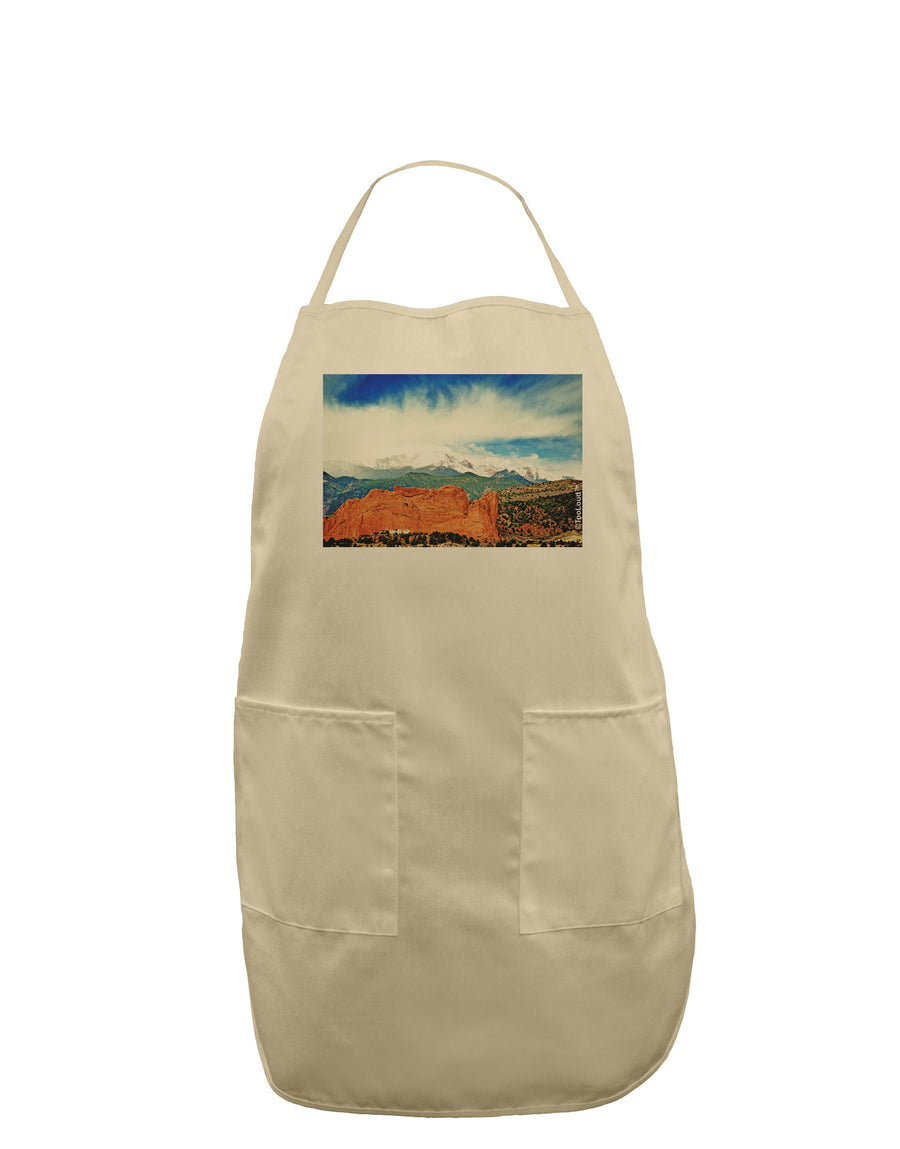 CO Beautiful View Adult Apron-Bib Apron-TooLoud-White-One-Size-Davson Sales