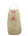 Cute Easter Bunny - Pink Adult Apron by TooLoud-Bib Apron-TooLoud-Stone-One-Size-Davson Sales