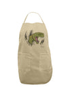 Green Dinosaur Breaking Free Adult Apron by TooLoud-Bib Apron-TooLoud-Stone-One-Size-Davson Sales