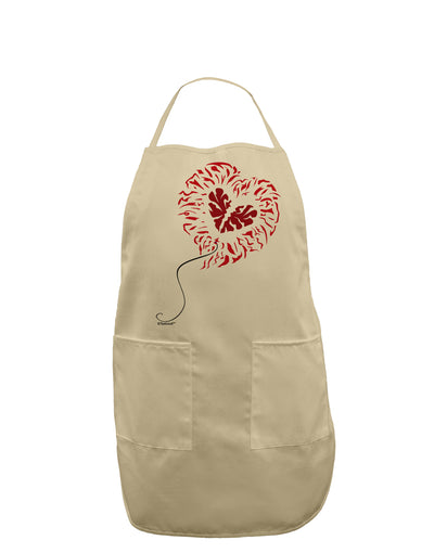 Broken Heart Popped Red Heart Balloon Adult Apron-Bib Apron-TooLoud-Stone-One-Size-Davson Sales