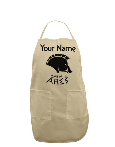 Personalized Cabin 5 Ares Adult Apron by-Bib Apron-TooLoud-Stone-One-Size-Davson Sales