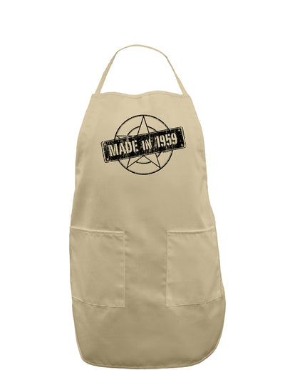 TooLoud 60th Birthday Gift Made in 1959 Adult Apron-Bib Apron-TooLoud-Stone-One-Size-Davson Sales