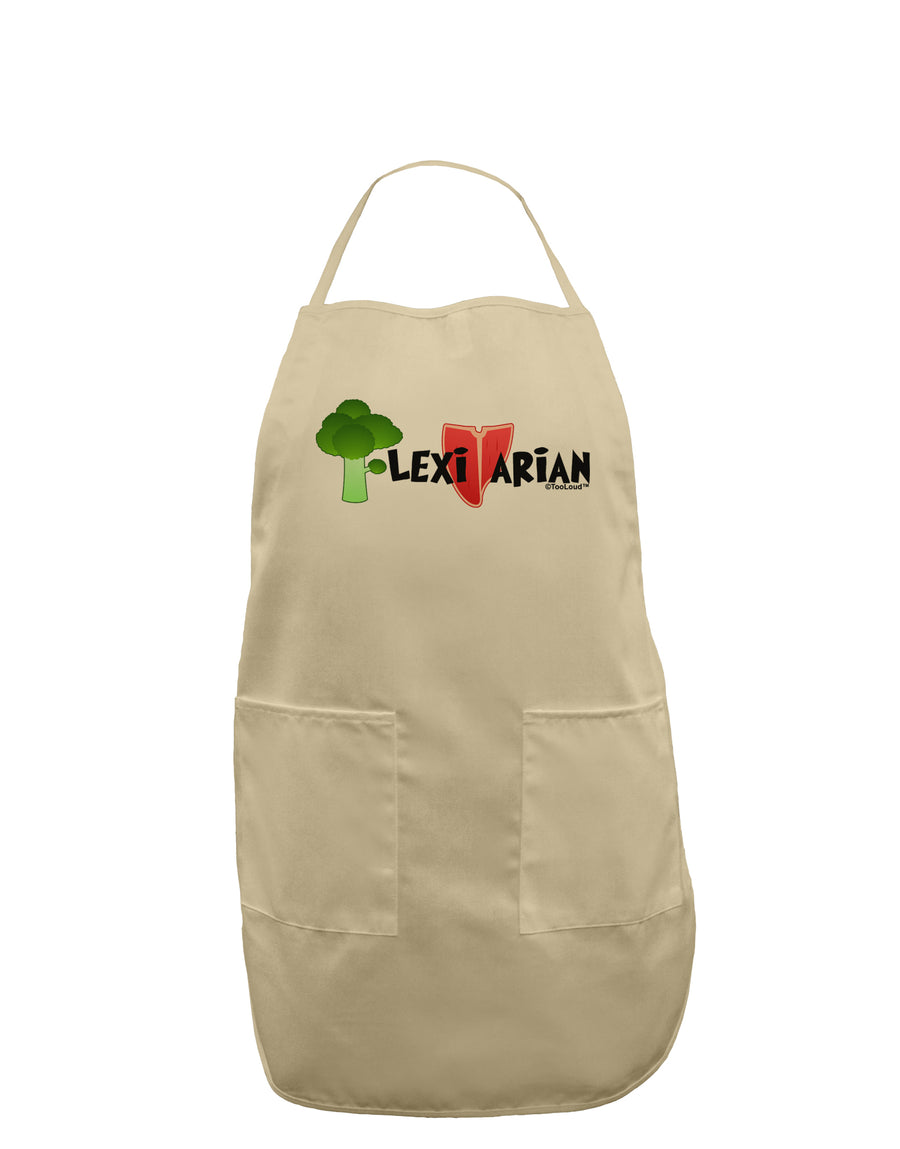 Flexitarian Adult Apron by TooLoud-Bib Apron-TooLoud-White-One-Size-Davson Sales