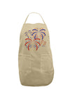 Patriotic Fireworks with Bursting Stars Adult Apron by TooLoud-Bib Apron-TooLoud-Stone-One-Size-Davson Sales