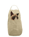 Cute Disgruntled Siamese Cat Adult Apron-Bib Apron-TooLoud-Stone-One-Size-Davson Sales