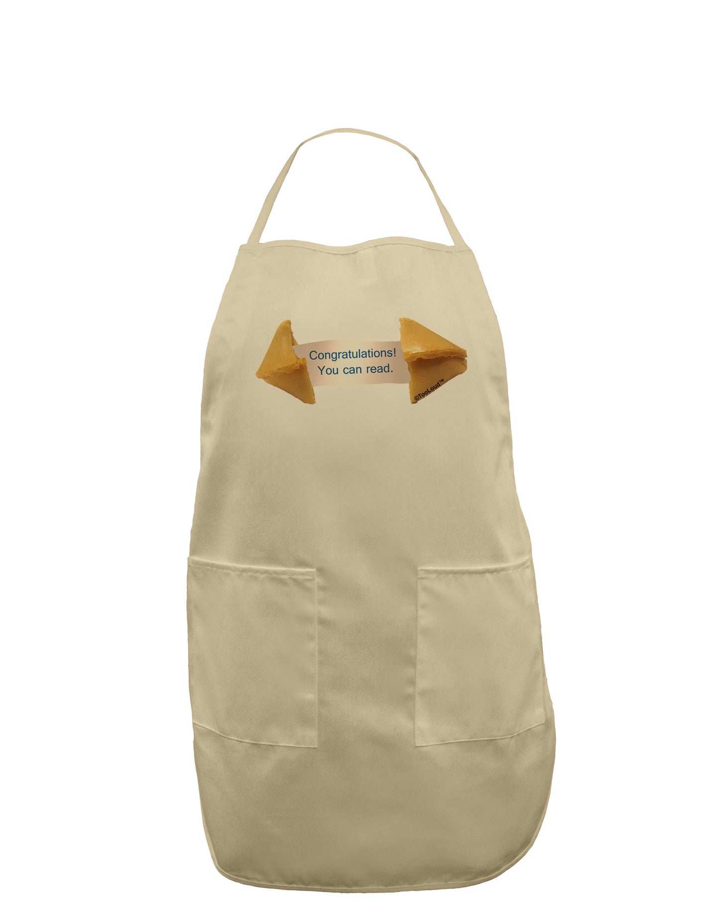Sarcastic Fortune Cookie Adult Apron-Bib Apron-TooLoud-Stone-One-Size-Davson Sales
