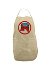 Distressed No Republicans Sign Adult Apron-Bib Apron-TooLoud-Stone-One-Size-Davson Sales