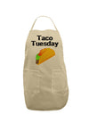 Taco Tuesday Design Adult Apron by TooLoud-Bib Apron-TooLoud-Stone-One-Size-Davson Sales