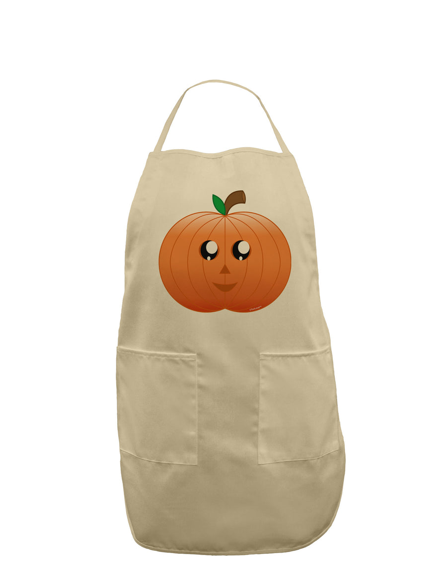 Cute Pumpkin Halloween Adult Apron-Bib Apron-TooLoud-White-One-Size-Davson Sales