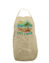 Fun Summer Beach Scene - Life's a Beach Adult Apron by TooLoud-Bib Apron-TooLoud-Stone-One-Size-Davson Sales