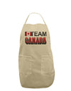 Sporty Team Canada Adult Apron-Bib Apron-TooLoud-Stone-One-Size-Davson Sales