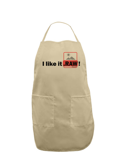 I Like It RAW Adult Apron-Bib Apron-TooLoud-Stone-One-Size-Davson Sales