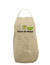 Cinco de Mayo Design - Salt Tequila Lime Adult Apron by TooLoud-Bib Apron-TooLoud-Stone-One-Size-Davson Sales