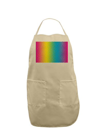 CMY Graphic Rainbow Adult Apron-Bib Apron-TooLoud-Stone-One-Size-Davson Sales