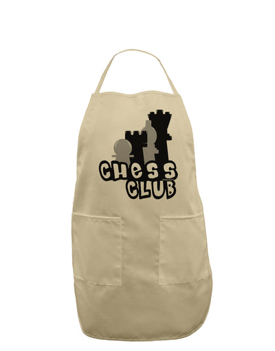 Chess Club Adult Apron by TooLoud-Bib Apron-TooLoud-Stone-One-Size-Davson Sales