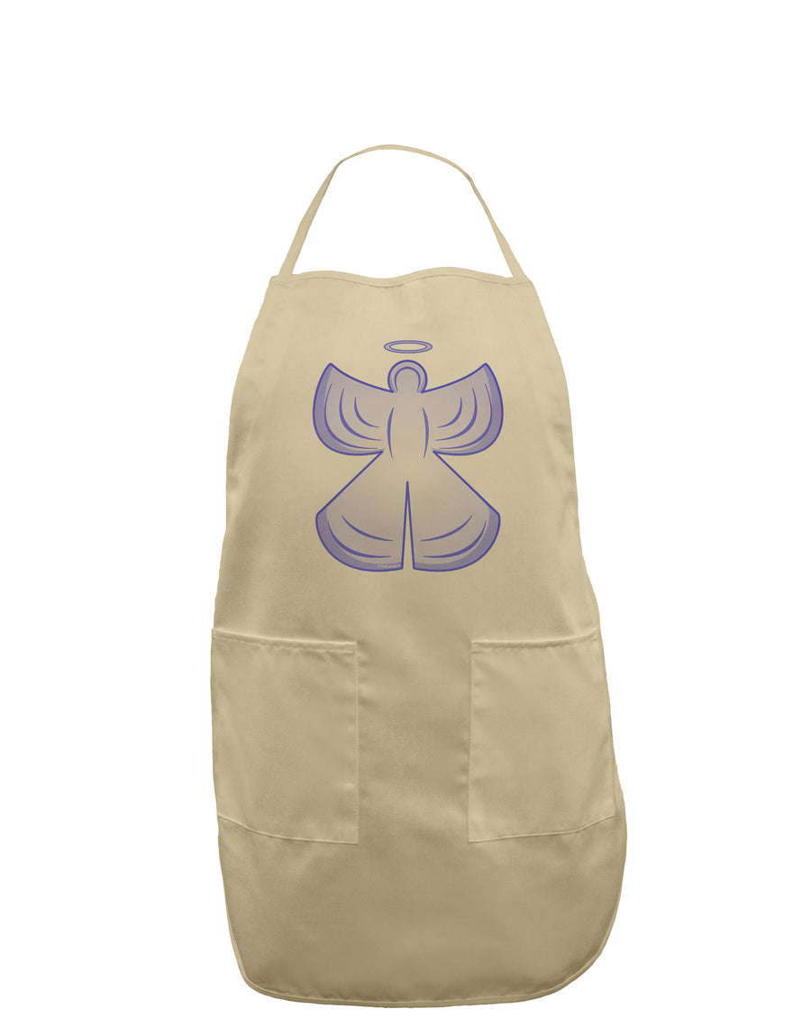 Snow Angel Design - Winter Adult Apron-Bib Apron-TooLoud-White-One-Size-Davson Sales