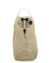 Skeleton Tuxedo Halloween Adult Apron-Bib Apron-TooLoud-Stone-One-Size-Davson Sales