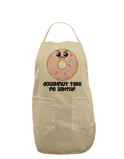 Doughnut - Doughnut Take Me Lightly Adult Apron by TooLoud-Bib Apron-TooLoud-Stone-One-Size-Davson Sales