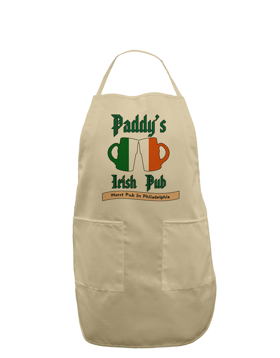 Paddy's Irish Pub Adult Apron by TooLoud-Bib Apron-TooLoud-White-One-Size-Davson Sales