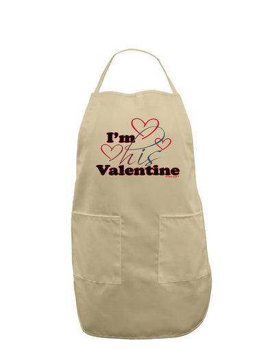 I'm HIS Valentine Adult Apron-Bib Apron-TooLoud-Stone-One-Size-Davson Sales