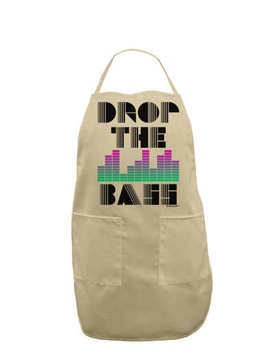 Drop the Bass Adult Apron-Bib Apron-TooLoud-Stone-One-Size-Davson Sales