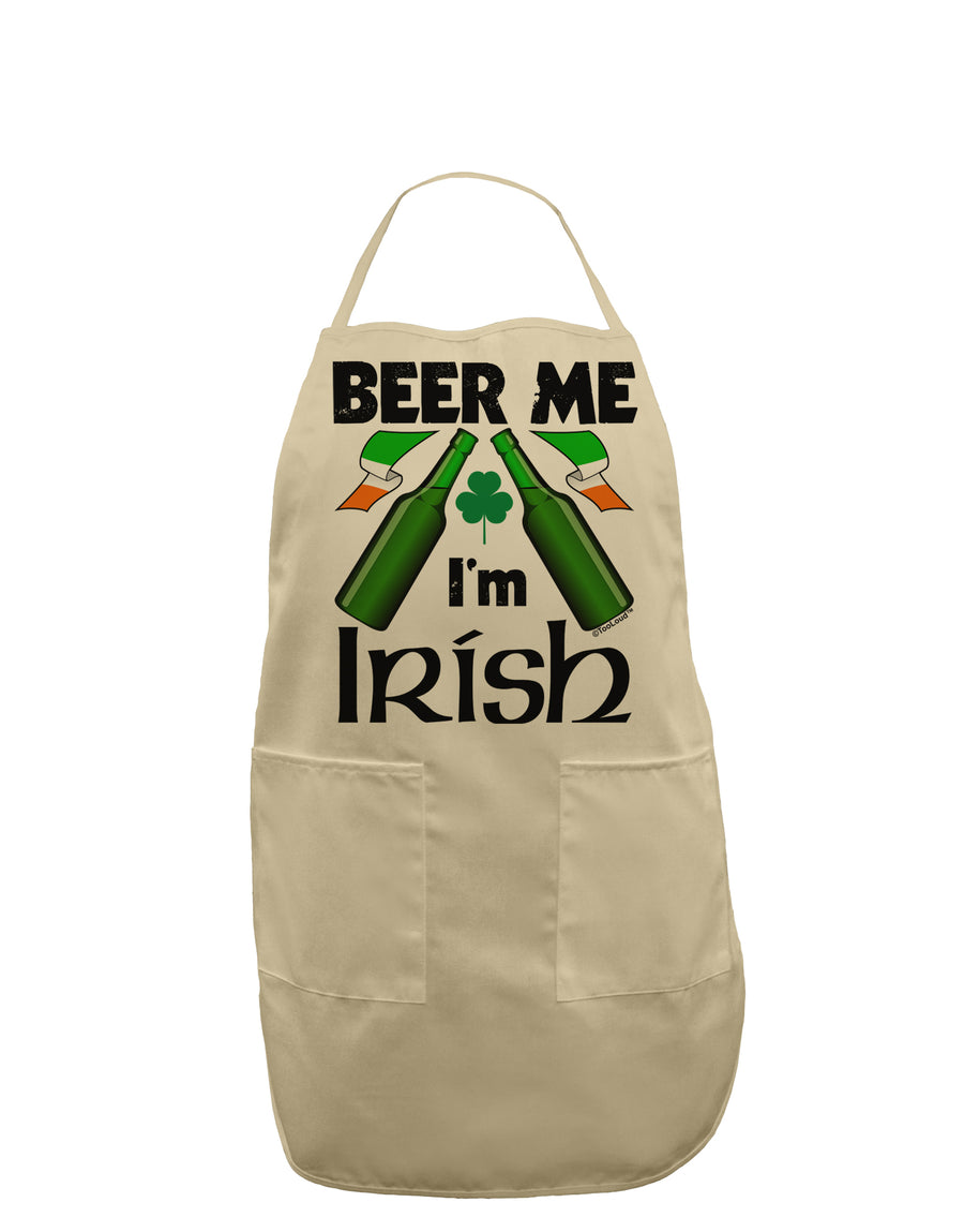 Beer Me I'm Irish Adult Apron-Bib Apron-TooLoud-White-One-Size-Davson Sales