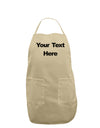Enter Your Own Words Customized Text Adult Apron-Bib Apron-TooLoud-Stone-One-Size-Davson Sales
