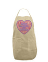 Happy First Mother's Day Mommy - Pink Adult Apron by TooLoud-Bib Apron-TooLoud-Stone-One-Size-Davson Sales