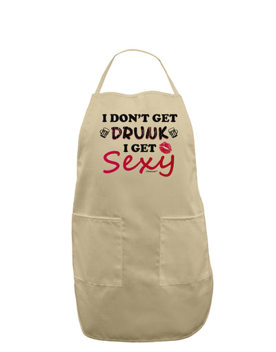 I Don't Get Drunk - Sexy Adult Apron-Bib Apron-TooLoud-Stone-One-Size-Davson Sales