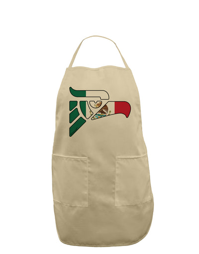 Hecho en Mexico Eagle Symbol - Mexican Flag Adult Apron by TooLoud-Bib Apron-TooLoud-Stone-One-Size-Davson Sales