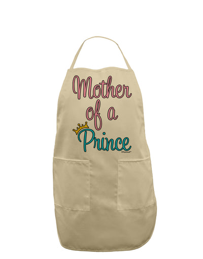 Mother of a Prince - Matching Mom and Son Design Adult Apron by TooLoud-Bib Apron-TooLoud-Stone-One-Size-Davson Sales